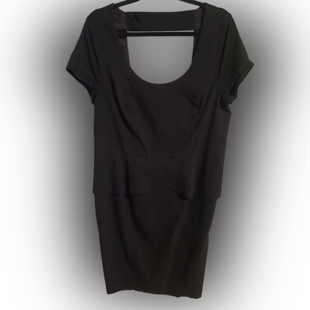 torrid Black Scoop-Neck Midi Dress